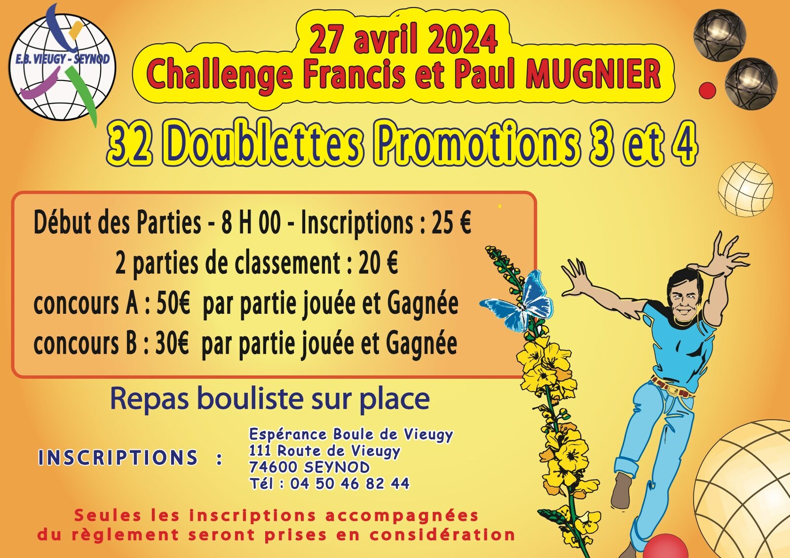 Challenge Francis et Paul MUGNIER le 27 avril 2024