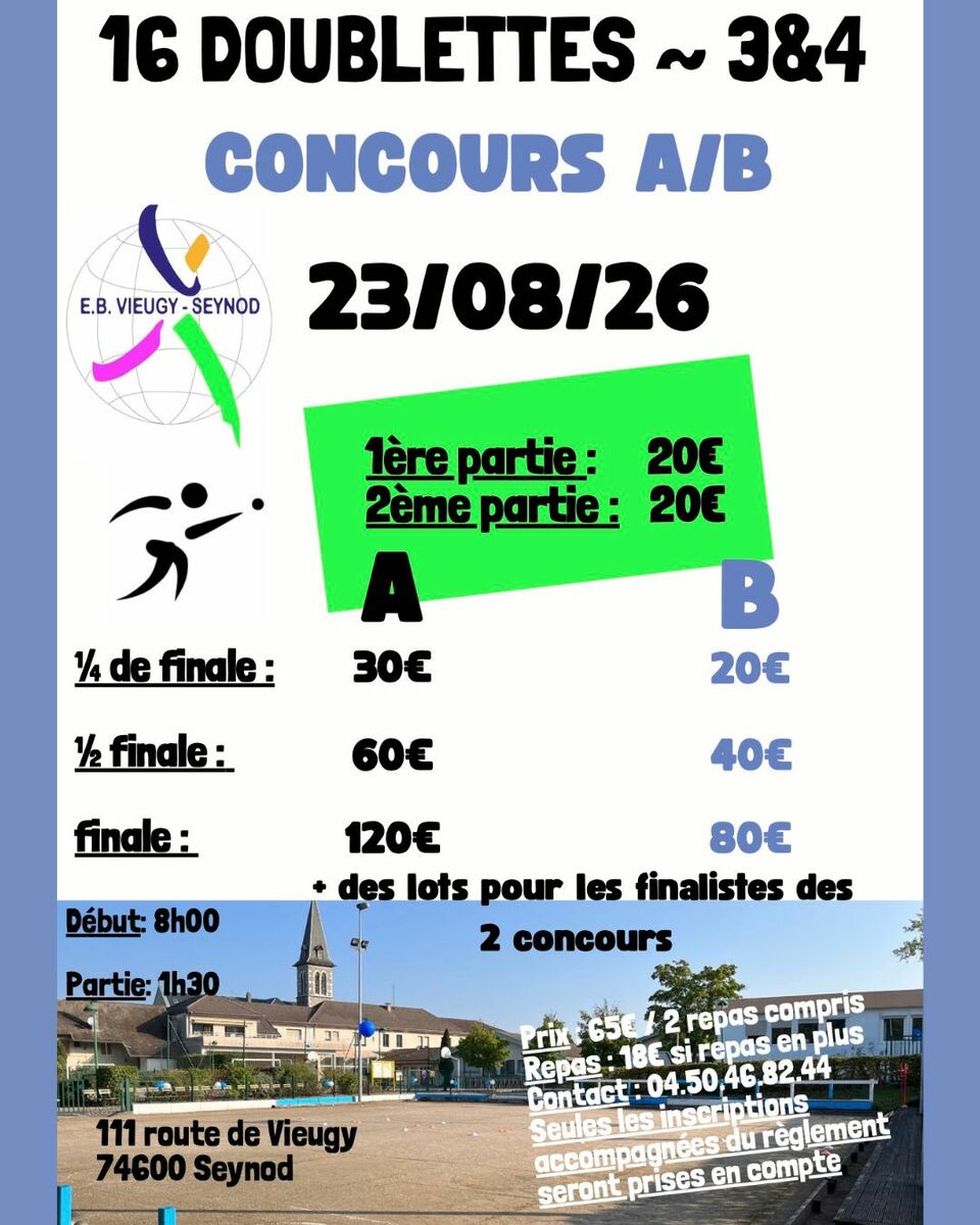 GRAND RETOUR A L'ESPERANCE BOULES DE VIEUGY