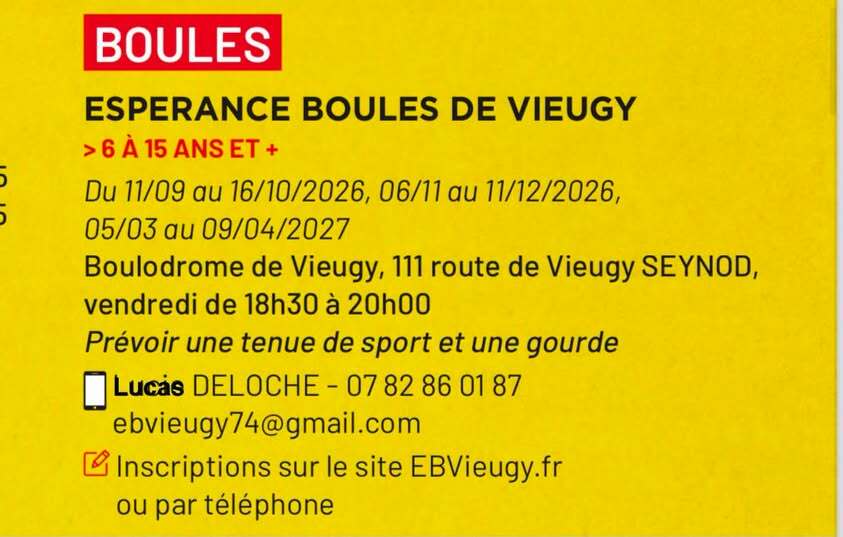 Les adhésions à 27€ par trimestre pour les enfants nés entre 2009 et 2018 sont ouvertes !