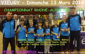 Championnat Régional de tirs sportifs -13 ans