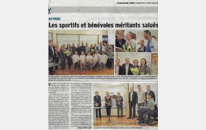 Soirée sportifs et bénévoles méritants Seynod 2016