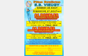 Affiche Fêtes Boulistes 2017