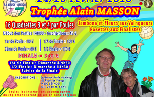 Affiche Trophée Alain MASSON