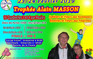 Affiche Trophée Alain MASSON