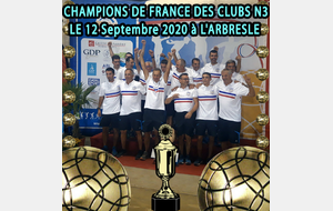 CHAMPION DE FRANCE