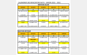 Modification calendrier club sportif N4