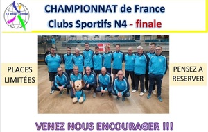 Déplacement finale championnat de France des clubs