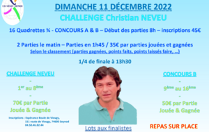 Affiche Challenge NEVEU 2022