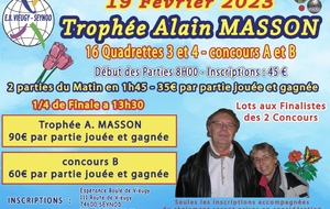 Trophée Alain MASSON 2023