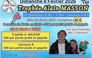 Trophée Alain Masson 8 février 2026