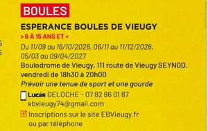 Les adhésions à 27€ par trimestre pour les enfants nés entre 2009 et 2018 sont ouvertes !