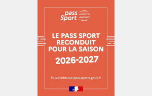 Le Pass Sport est de retour !