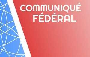 Communiqué fédéral
