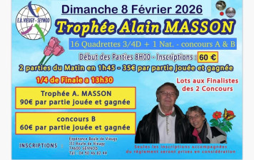 Trophée Alain Masson 8 février 2026