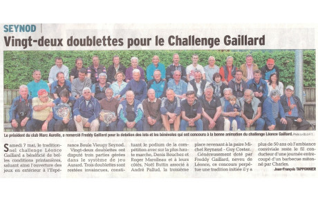 Challenge GAILLARD