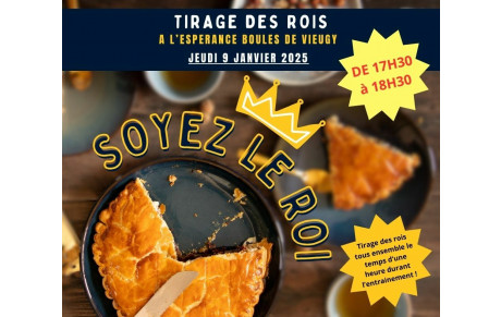 Tirage des Roi Jeudi 9 Janvier 2025 17H30 -&gt; 18H30