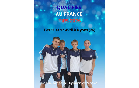 Qualifications France Tirs - 2026
