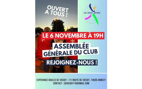 ASSEMBLÉE GÉNÉRALE