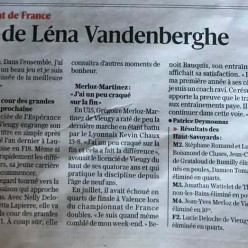 Article Le Dauphiné Libéré du 31.08.26